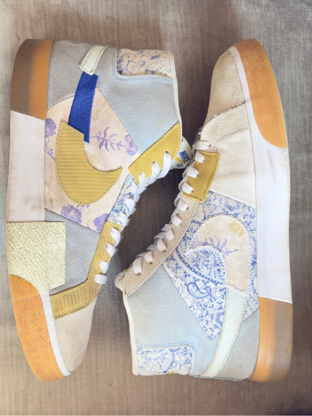 Nike SB Zoom Blazer Mid Premium Paisley Pack Boarder Blue DM0859-400 As-Is